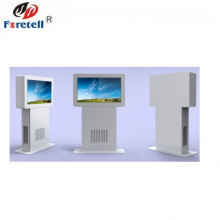 55 inch sunlight readable touch scree kiosk waterproof free standing outdoor lcd display signs